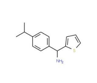 (4-isopropylphenyl)(thien-2-yl)methylamine - chemical structure image