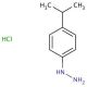 4-Isopropylphenylhydrazine, Hydrochloride (CAS 118427-29-5) - chemical structure image