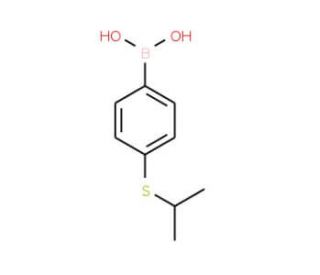 4-(Isopropylthio)benzeneboronic acid (CAS 380427-38-3) - chemical structure image
