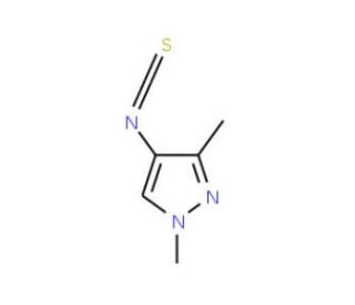4-isothiocyanato-1,3-dimethyl-1H-pyrazole - chemical structure image