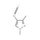 4-isothiocyanato-1,3-dimethyl-1H-pyrazole - chemical structure image