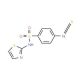 4-Isothiocyanato-N-1,3-thiazol-2-ylbenzenesulfonamide (CAS 51908-30-6) - chemical structure image