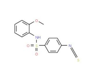 4-Isothiocyanato-N-(2-methoxyphenyl)-benzenesulfonamide - chemical structure image