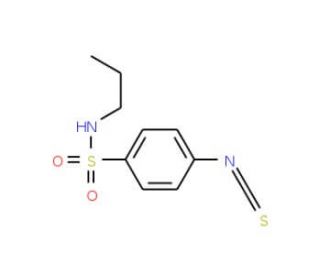 4-Isothiocyanato-N-propylbenzenesulfonamide - chemical structure image