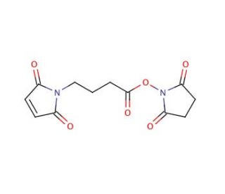 4-Maleimidobutyric Acid N-Succinimidyl Ester (CAS 80307-12-6) - chemical structure image