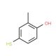 4-Mercapto-O-cresol (CAS 32281-01-9) - chemical structure image