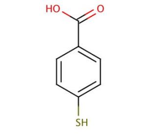 4-Mercaptobenzoic Acid (CAS 1074-36-8) - chemical structure image