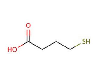 4-Mercaptobutyric Acid (CAS 13095-73-3) - chemical structure image
