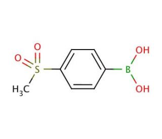 4-(Methanesulfonyl)phenylboronic acid (CAS 149104-88-1) - chemical structure image