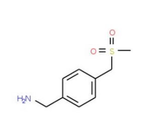 [4-(methanesulfonylmethyl)phenyl]methanamine - chemical structure image