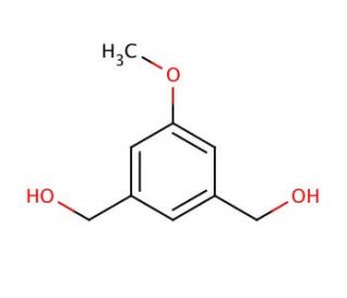 4-Methoxy-1,3-benzenedimethanol (CAS 15471-26-8) - chemical structure image