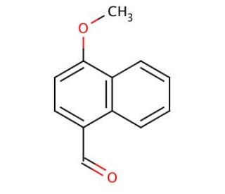 4-Methoxy-1-naphthaldehyde (CAS 15971-29-6) - chemical structure image