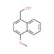 4-Methoxy-1-naphthalenemethanol (CAS 16820-54-5) - chemical structure image