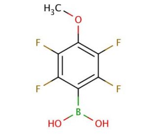 4-Methoxy-2,3,5,6-tetrafluorophenylboronic acid (CAS 871126-20-4) - chemical structure image