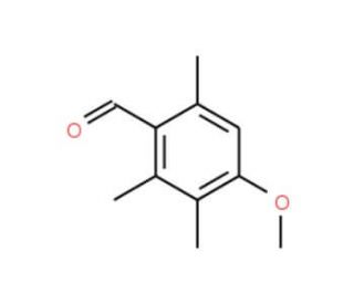 4-Methoxy-2,3,6-trimethyl-benzaldehyde (CAS 54344-92-2) - chemical structure image