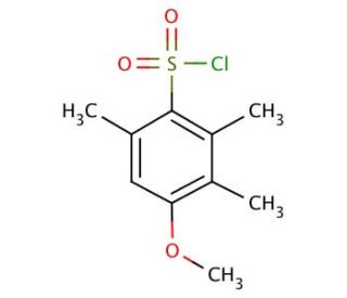 4-Methoxy-2,3,6-trimethylbenzenesulfonyl chloride (CAS 80745-07-9) - chemical structure image