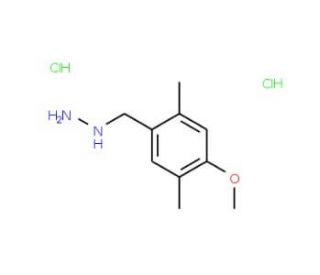 (4-Methoxy-2,5-dimethylbenzyl)hydrazine dihydrochloride - chemical structure image
