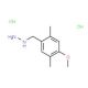 (4-Methoxy-2,5-dimethylbenzyl)hydrazine dihydrochloride - chemical structure image