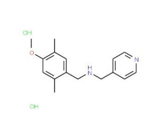 (4-Methoxy-2,5-dimethylbenzyl)-(pyridin-4-ylmethyl)amine dihydrochloride - chemical structure image