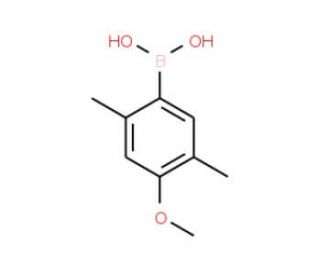 4-Methoxy-2,5-dimethylphenylboronic acid (CAS 246023-54-1) - chemical structure image