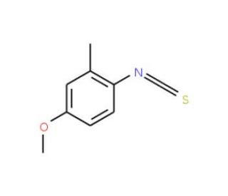 4-Methoxy-2-methylphenyl isothiocyanate (CAS 40046-28-4) - chemical structure image