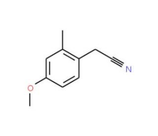 4-Methoxy-2-methylphenylacetonitrile (CAS 262298-02-2) - chemical structure image