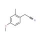 4-Methoxy-2-methylphenylacetonitrile (CAS 262298-02-2) - chemical structure image