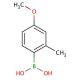 4-Methoxy-2-methylphenylboronic acid (CAS 208399-66-0) - chemical structure image