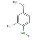 4-Methoxy-2-methylphenylmagnesium bromide solution (CAS 148706-30-3) - chemical structure image