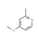 4-Methoxy-2-methylpyridine (CAS 24103-75-1) - chemical structure image