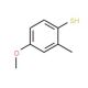 4-Methoxy-2-methylthiophenol (CAS 698-81-7) - chemical structure image