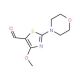 4-Methoxy-2-morpholin-4-yl-thiazole-5-carbaldehyde - chemical structure image