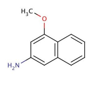 4-Methoxy-2-naphthylamine (CAS 2764-95-6) - chemical structure image
