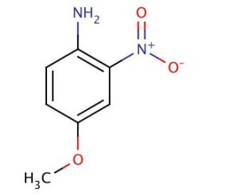 4-Methoxy-2-nitroaniline (CAS 96-96-8) - chemical structure image