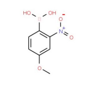 4-Methoxy-2-nitrobenzeneboronic acid (CAS 860034-09-9) - chemical structure image