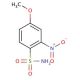 4-methoxy-2-nitrobenzenesulfonamide - chemical structure image
