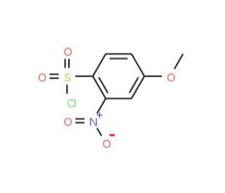 4-Methoxy-2-nitrobenzenesulphonyl chloride (CAS 18092-54-1) - chemical structure image