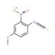 4-Methoxy-2-nitrophenyl isothiocyanate (CAS 23165-60-8) - chemical structure image