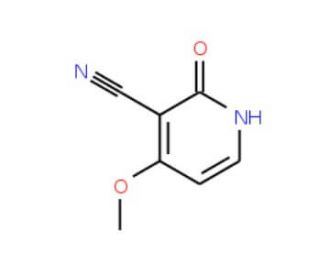 4-Methoxy-2-oxo-1,2-dihydropyridine-3-carbonitrile (CAS 21642-98-8) - chemical structure image