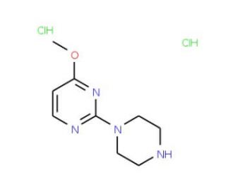 4-methoxy-2-(piperazin-1-yl)pyrimidine dihydrochloride - chemical structure image