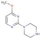 4-methoxy-2-piperazin-1-ylpyrimidine (CAS 55745-88-5) - chemical structure image