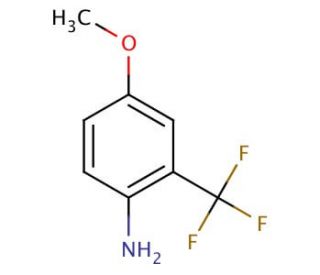 4-methoxy-2-(trifluoromethyl)aniline (CAS 53903-49-4) - chemical structure image