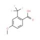 4-Methoxy-2-(trifluoromethyl)benzoic acid (CAS 127817-85-0) - chemical structure image