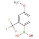 4-Methoxy-2-(trifluoromethyl)phenylboronic acid (CAS 313546-16-6) - chemical structure image