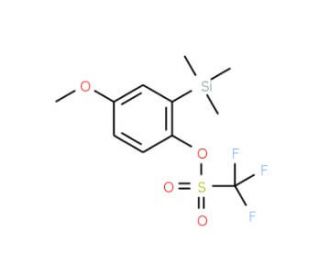 4-Methoxy-2-(trimethylsilyl)phenyl Trifluoromethanesulfonate (CAS 556812-41-0) - chemical structure image