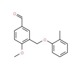 4-Methoxy-3-[(2-methylphenoxy)methyl]benzaldehyde - chemical structure image