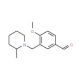4-Methoxy-3-[(2-methylpiperidin-1-yl)methyl]-benzaldehyde - chemical structure image