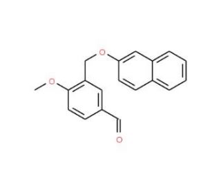 4-Methoxy-3-[(2-naphthyloxy)methyl]benzaldehyde - chemical structure image