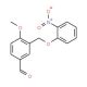 4-Methoxy-3-[(2-nitrophenoxy)methyl]benzaldehyde - chemical structure image