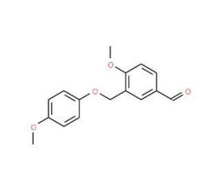 4-Methoxy-3-[(4-methoxyphenoxy)methyl]benzaldehyde - chemical structure image